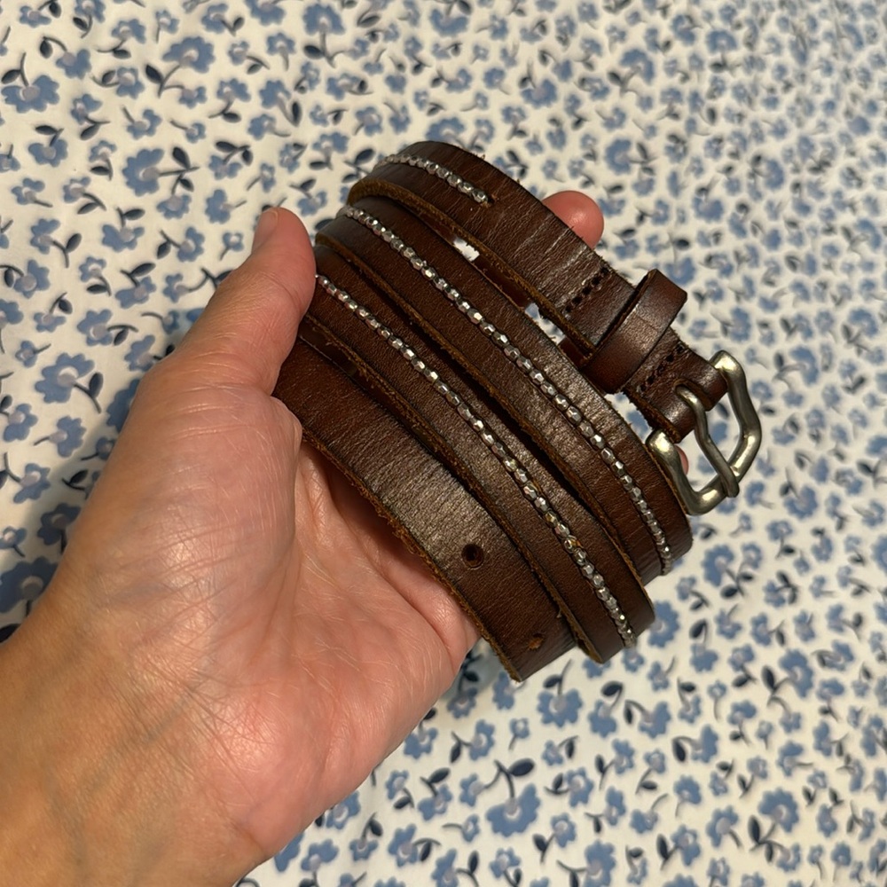 AEO Skinny Beaded Belt